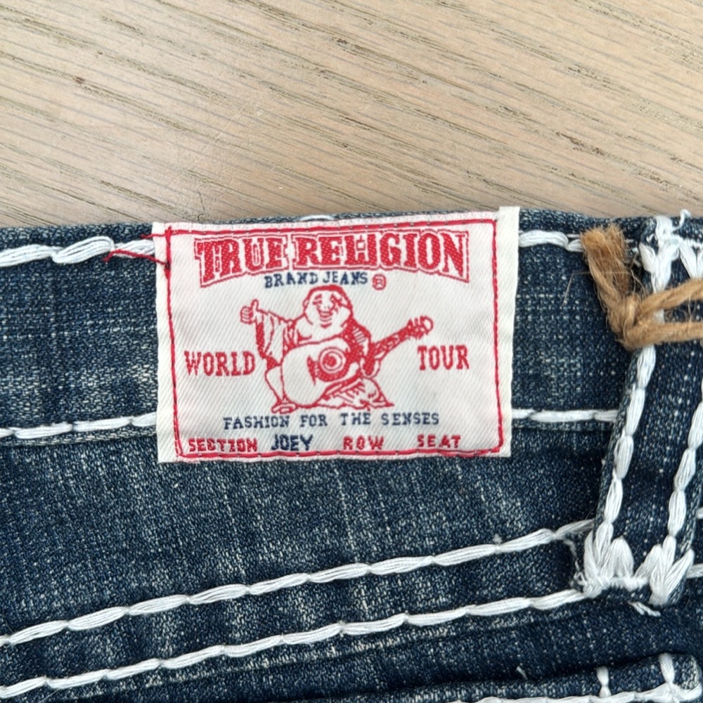 True Religion Blue Jean Shorts - Picture 5 of 8